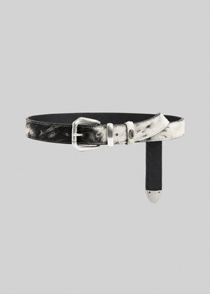 LOOP BELT "Calf Hair"