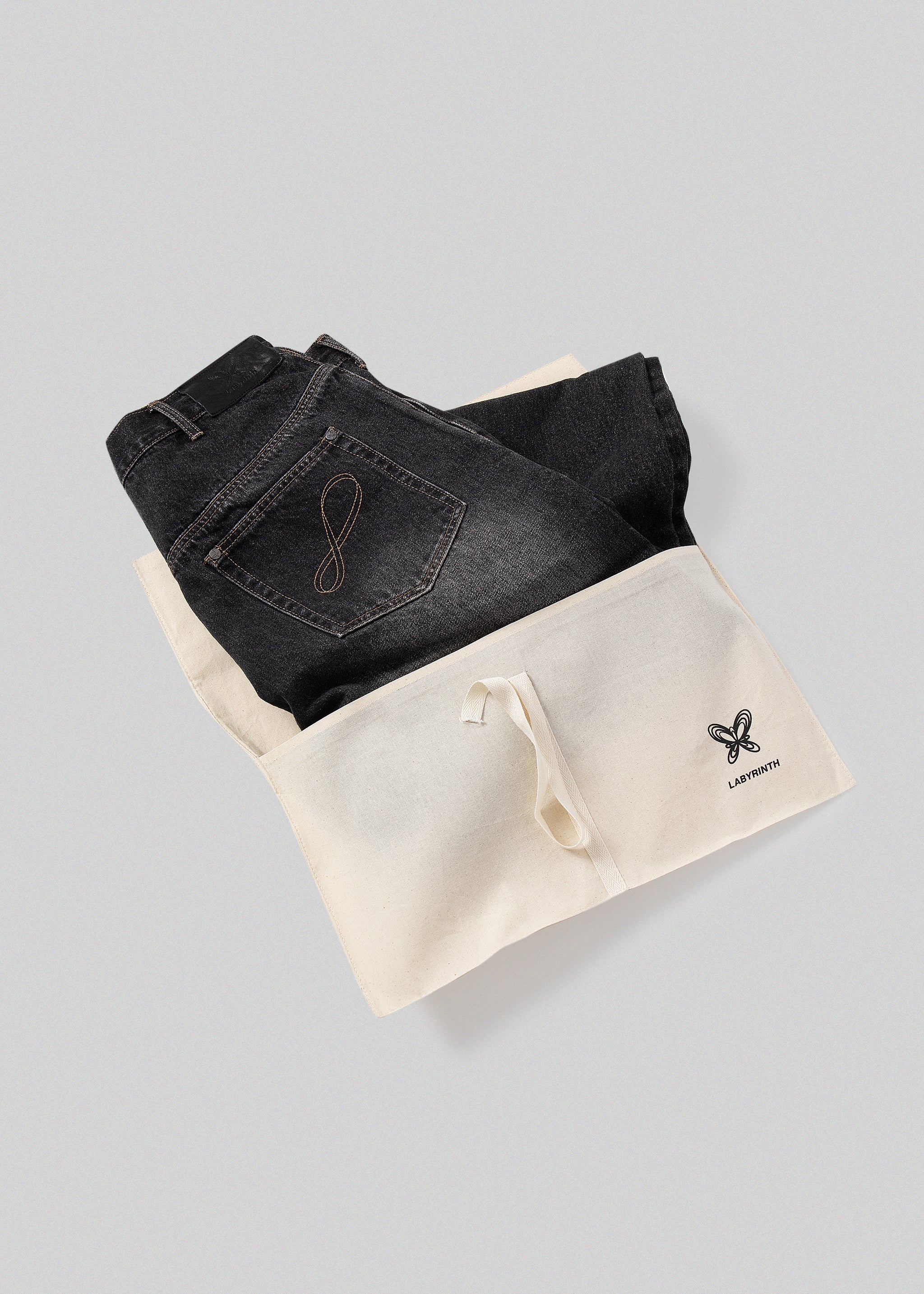 LOOSE FIT JEANS “Black