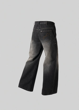 LOOSE FIT JEANS  “Black"